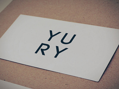 YURY DJ/Music Producer Logo by Matt Hodin dj matt hodin music yury