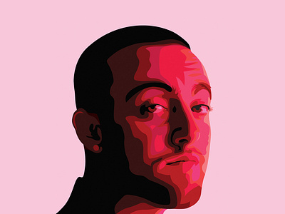 Mac Miller Vector Portrait