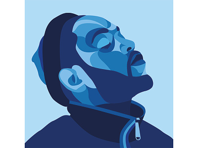 Kung Fu Kenny by Matt Hodin brand design graphic design illustration matt hodin matt hodin design music artwork rap vector vector portrait
