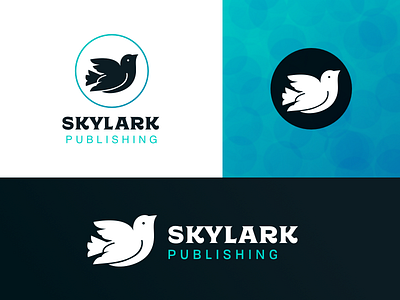 Skylark Publication Logo branding design illustration logo