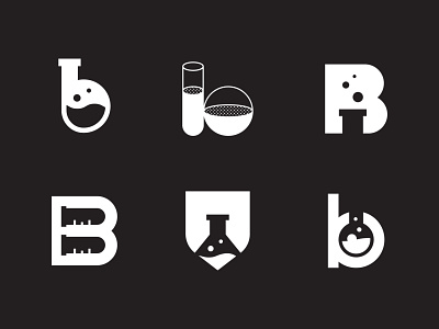 Bryan Labs, I beaker branding lab laboratory logo logo design science test tube