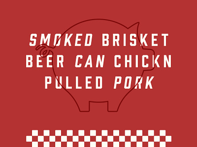 Carolina Mike's, III bbq branding condensed font flat food logo logo design overlay pig red smoked typogaphy