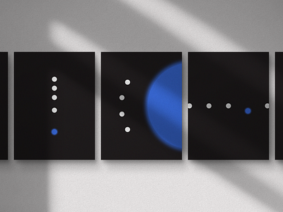 500 art blue circles geometric illustration minimal minimalism minimalistic repetition shapes space vector