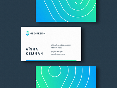 Geo Design, IV branding business card fingerprint geography gradient location logo logo design logo mark minimal pin stationery typography