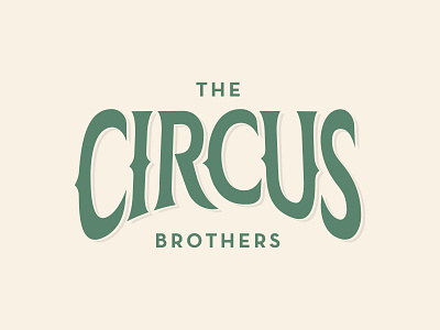 Circus Brothers - 30 Days of Logos branding circus logo logo design ring typography