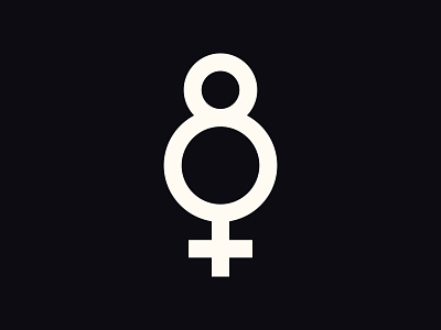 International Women's Day 💪 8 branding empowered female international womens day logo march 8 women womens day