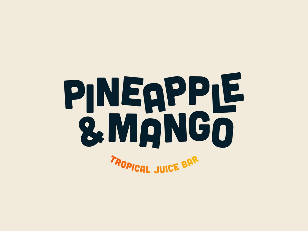 Pineapple & Mango Juice Bar - 30 Days of Logos by Cameron Maher on Dribbble