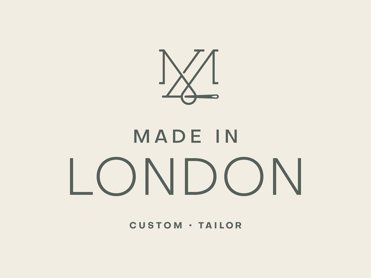 Made in London, Custom Tailor 30 Days of Logos by Cameron Maher on