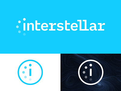 Interstellar - 30 Days of Logos astronaut branding i logistics logo logo design outer space planets science space