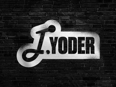 Jay Yoder Comedy branding comedian comedy logo logo design spray paint typography