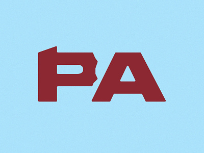 PA branding logo p pa penna pennsylvania state typography