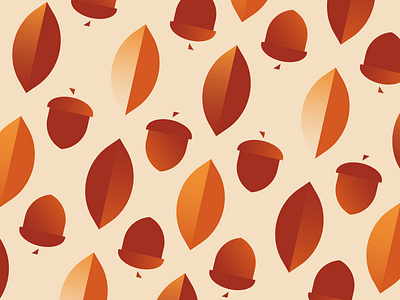 Fall Pattern acorn autumn fall leaf thanksgiving