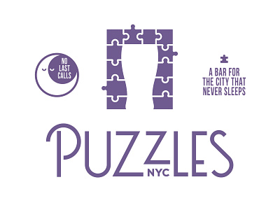 Boob Tube Brands, vol. 3 - Puzzles bar beer brand deco himym logo nyc p purple puzzles