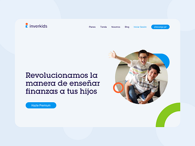 Inverkids web branding design finance kids kids app uidesign ux web website