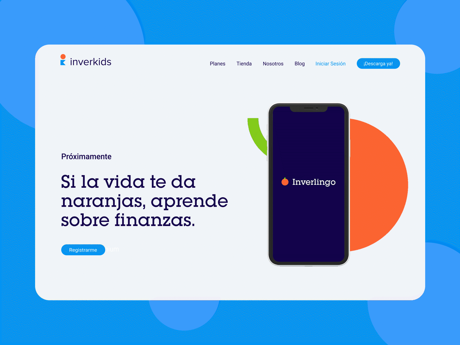 Inverlingo app app app design branding design finance app kids teens ui ux