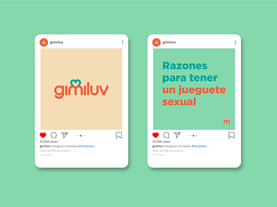 Gimiluv post branding couple design give me love graphic design instagram logo love sex sexshop