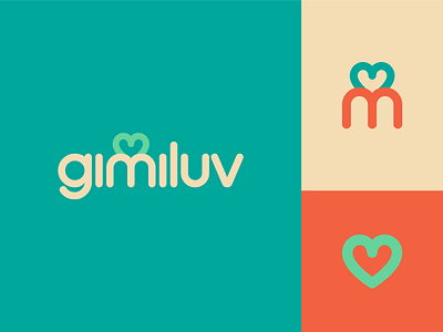 Gimiluv brand brand branding design give me love graphic design logo love sex sexshop