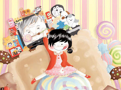 So Young So Artsy children illustration illustration lollipop sweet