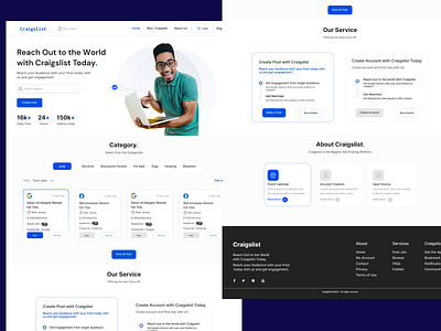 Craigslist Landing Page  Redesign