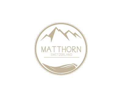 Logo Matthorn brand brand agency branding clean font logo logofolio modern mountain