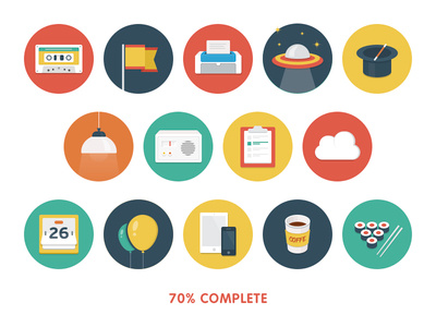 Flat icons vol. 4