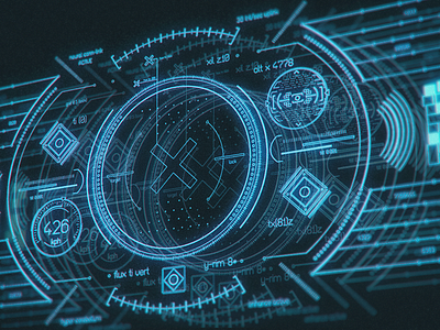 neur-conn HUD 179 3d after effects c4d cinema4d graphic design hologram hud illustrator photoshop scifi ui uiux