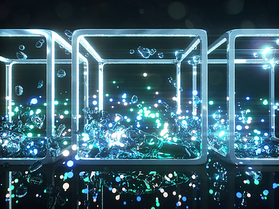 seoulsprkls 211 3d 80s after effects c4d cgi cinema 4d glitter magic bullet octane octane render retro x particles