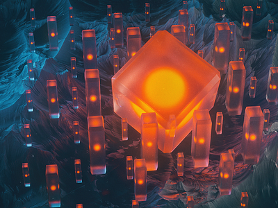 glasglowcubez 3d after effects c4d cgi cinema 4d octane octane render photoshop x particles