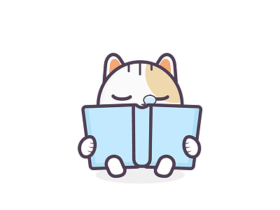 cat book cat kitten lovely read