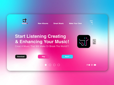 Teremin an AI Music Startup 2022 trend design 2022 trends ai startup design app branding design graphic design interface design logo startup website tech brand identity tech design ui ux vector web design