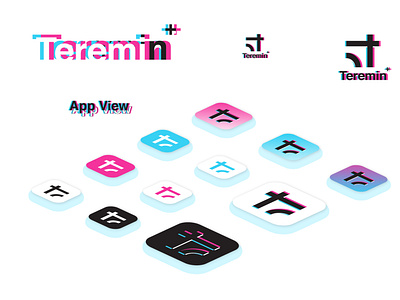 Teremin AI Music Startup 2022 trend design 2022 trends ai startup design app brand identity branding design graphic design illustration logo logo design modern logo