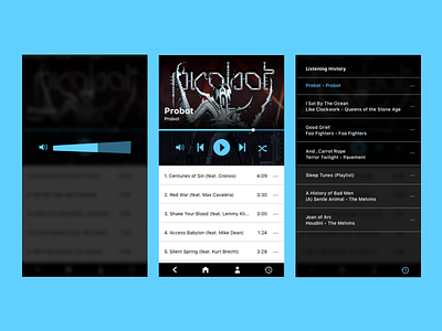 DailyUI 009 Music Player dailyui mobile music player