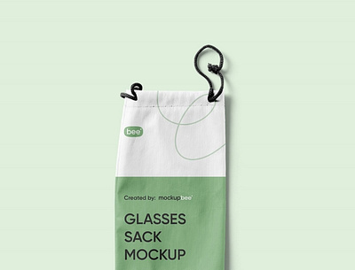 Free Glasses Sack Mockup PSD 3d animation branding design graphic design illustration logo motion graphics ui vector