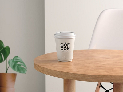 Free Paper Coffee Cup Mockup PSD Template