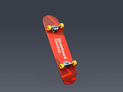 Free Skateboard Mockup PSD Set Template 3d animation branding design graphic design illustration logo motion graphics ui vector