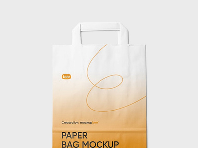 Free Paper Shopping Bag Mockup PSD Template 3d animation branding design graphic design illustration logo motion graphics ui vector