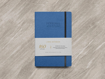 Free Personal Paper Notebook Mockup PSD Template
