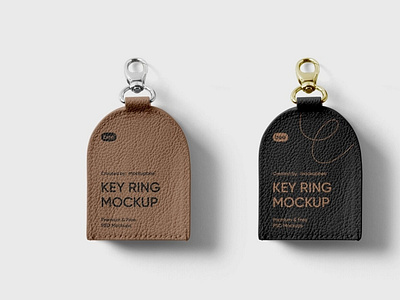 Free Key Ring Mockup PSD Template