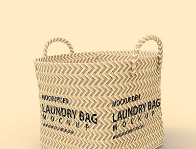 Free Laundry Bag Mockup PSD Template 3d animation branding design graphic design illustration logo motion graphics ui vector