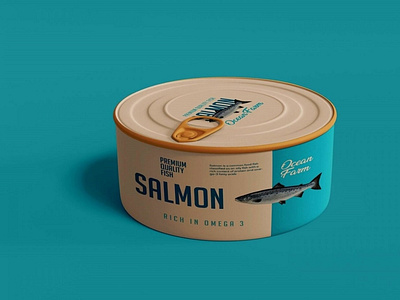 Free Fish Canister Mockup PSD Template