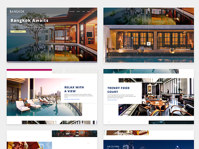 Travel Concept branding clean design mobile responsive rfp ui ux website