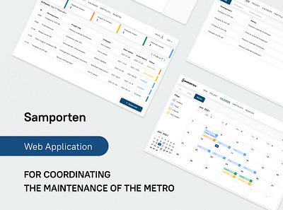 Web application for coordination the maintenance of the metro admin panel agency amazon app application design design agency figma internal system software development software development agency ui ux web design web development