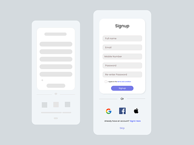 Sign up - Daily UI 001 3d animation branding graphic design logo motion graphics ui