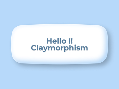 Claymorphism Button