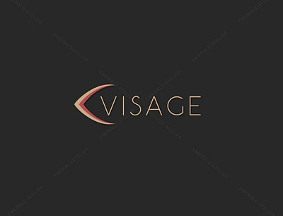 Visage Brand ai brand branding company concept cosmetics design designer graphic design icon illustration logo logo inspiration logos makeup typography vector