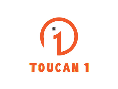 Toucan 1 | Logo 1 animal art artist artwork awesome bird brand branding cool design elegant graphic graphic design icon logo modern new orange typography