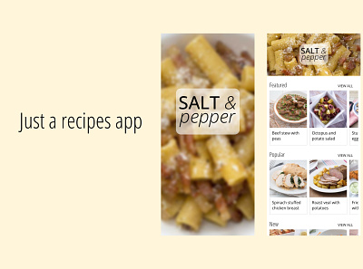 Recipes App branding cooking dishes enjoy food interaction design list mobile app prototype ratings recipe app recipe app design recipe app ui recipes scrolling ui design