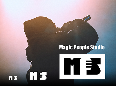 Logo for MPS (Magic People Studio) branding design logo