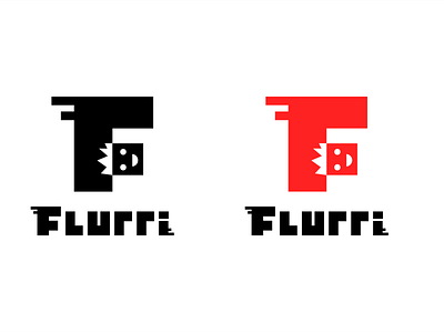 Logo for Flurri - a social event app branding design logo