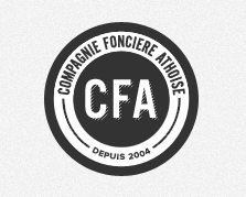 CFA clean dark grey logo white